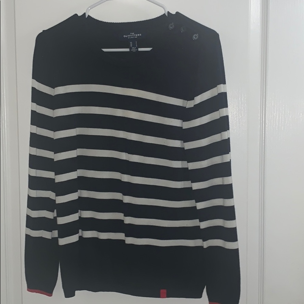 Blue Stripped Sweater Shirt